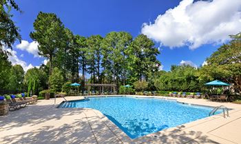 Resort-style pool and sundeck with wi-fi